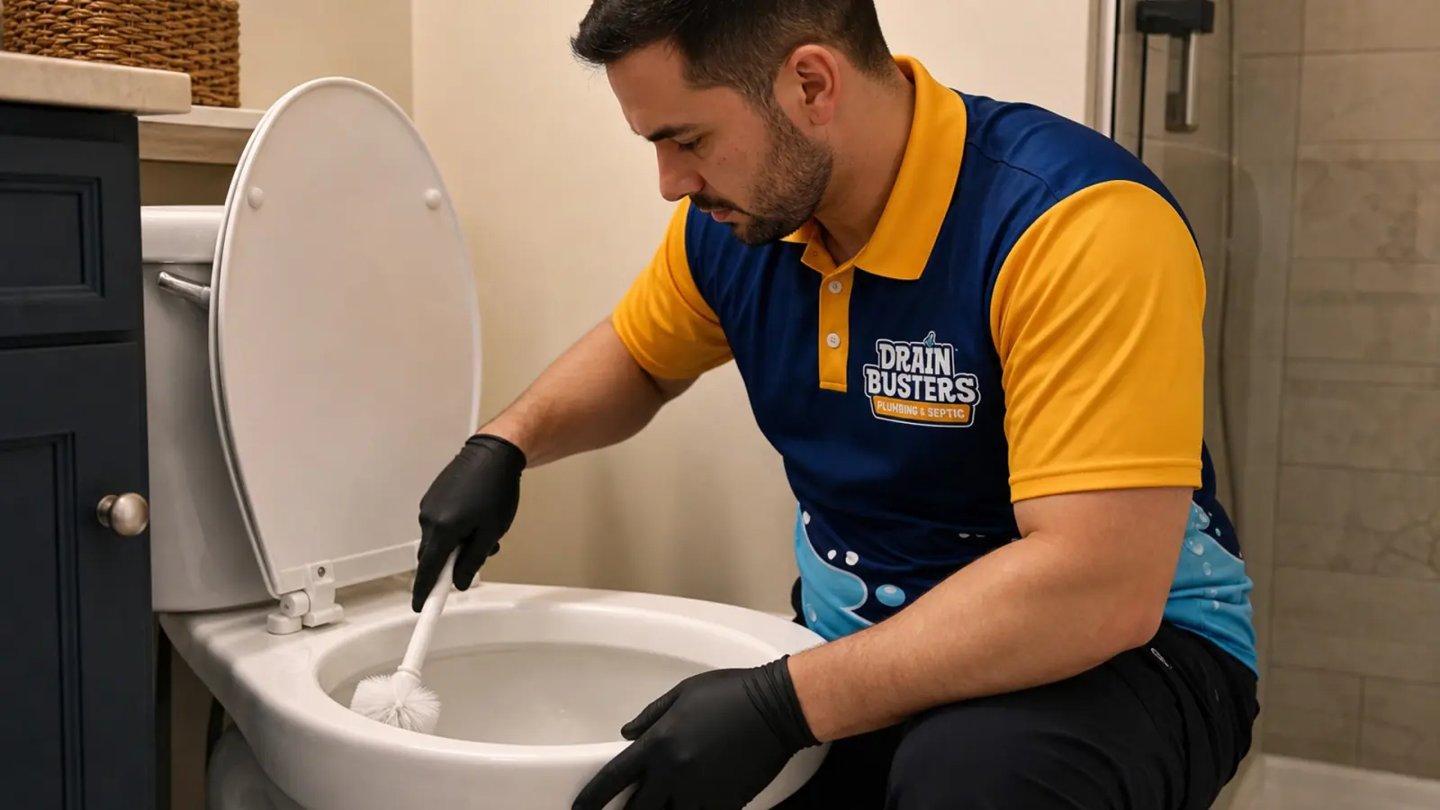 DrainBusters bathroom and toilet plumbing service in Mobile County